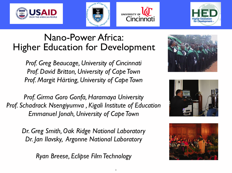 Nanopower Africa Slide 1